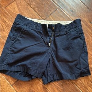 J. Crew Blue Chino Shorts Cotton Twill Casual